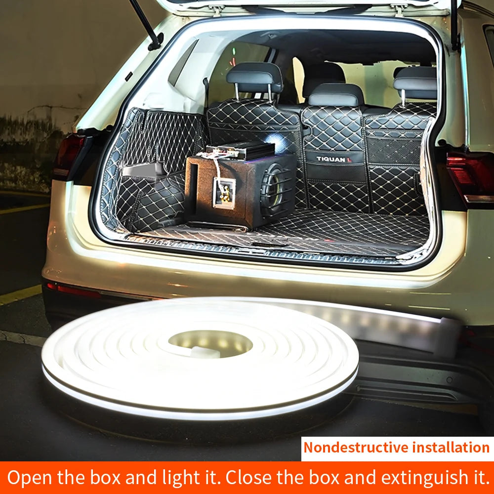 Car High Brightness Trunk Lighting Ambient Light 2/4M Interi