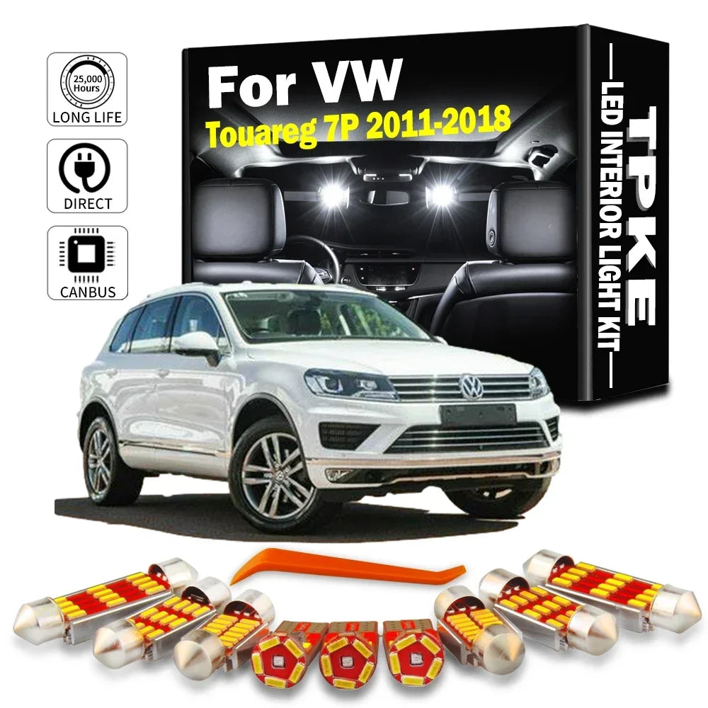 TPKE LED Indoor Map Dome Light Bulbs Kit For VW Volkswagen T