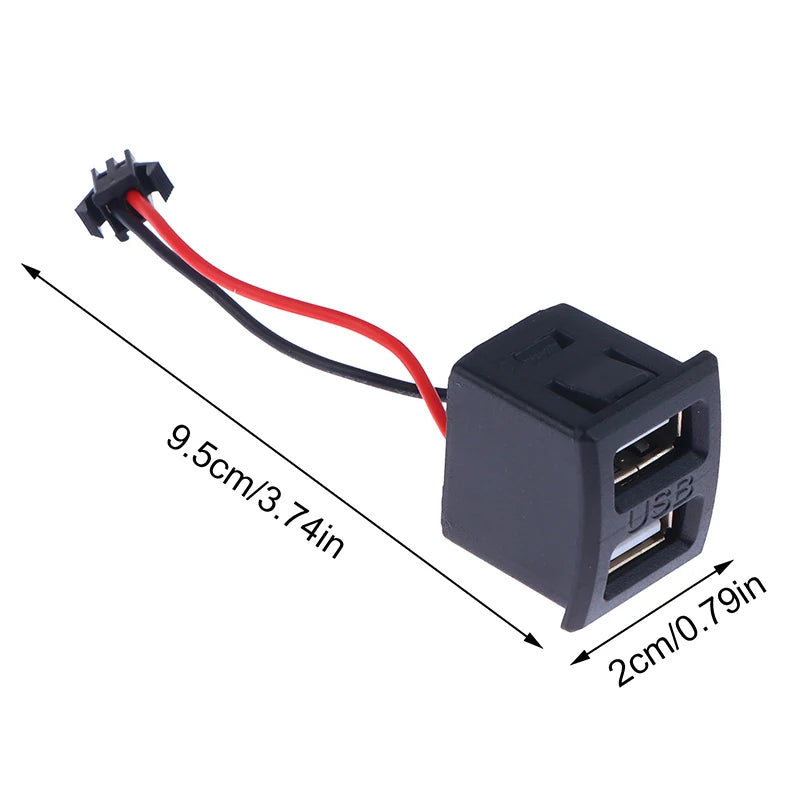 5V 2A USB Type-C Charging Port Flush Mount Panel Arc Surface