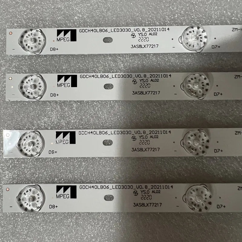 LED Backlight Strip for8LED for SUPRA STV-LC40T882FL GDCH40LB06_LED3030_V0.4_20150505 DEXP F40B7200C