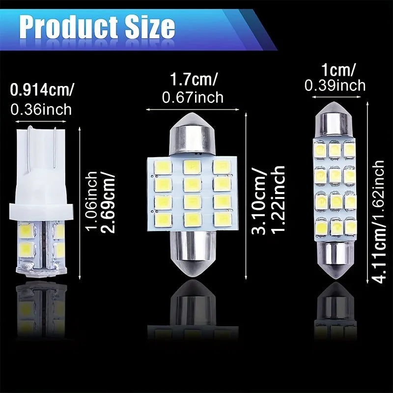 42pcs/20pcs Car LED Combination Set Lamp T10 Wide Lamp Doubl