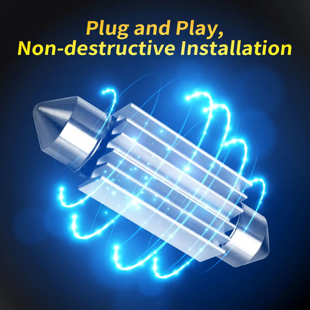 2/4/6/10PCS Festoon LED 31/36/39/41MM Reading Lighting Bulbs