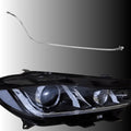 Headlight Angel Eyes Light Guide Strips For Jaguar XE 2015 2016 2017 2018 2019 Daytime Running Light DRL