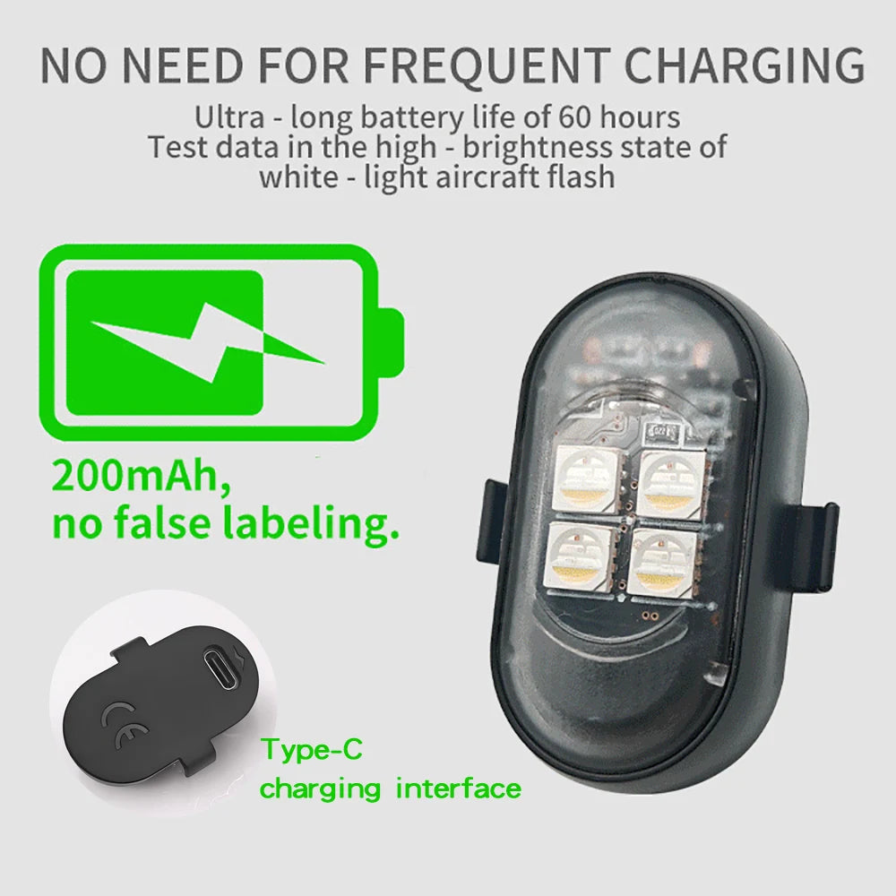 Upgrade RGB Car Atmosphere Lights Larger Battery & Brighter 