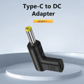 12V Power Connector Multifunctional Type C To DC Jack Plug Charging Adapter USB Type C Female To DC Male for Surveillance Camera