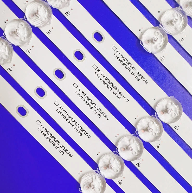 LED Backlight Strip forSJ.YM.D5500602-2835BS-M for Awox AWX55140 SJ.YM.D5500602-2835ES-M, 1.14.MD550078