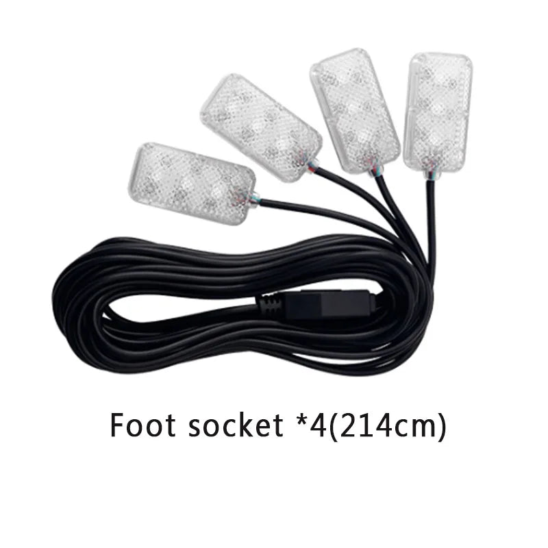 18/22 in 1 Atmosphere Light Parts Main/Sub Controller Speakers Extension Line 35/75CM 110CM Light Strip Foot Lamp Symphony Parts