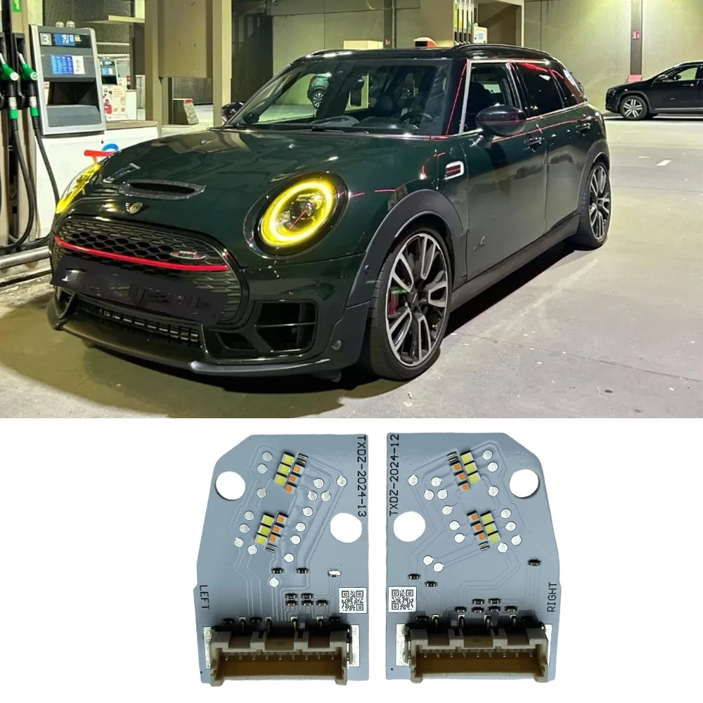 Angel Eye DRL LED Boards For BMW MINI 2018-22 BMW F54 F55 F56 F57 LCI Amber Blue Red for BMW F54 F57