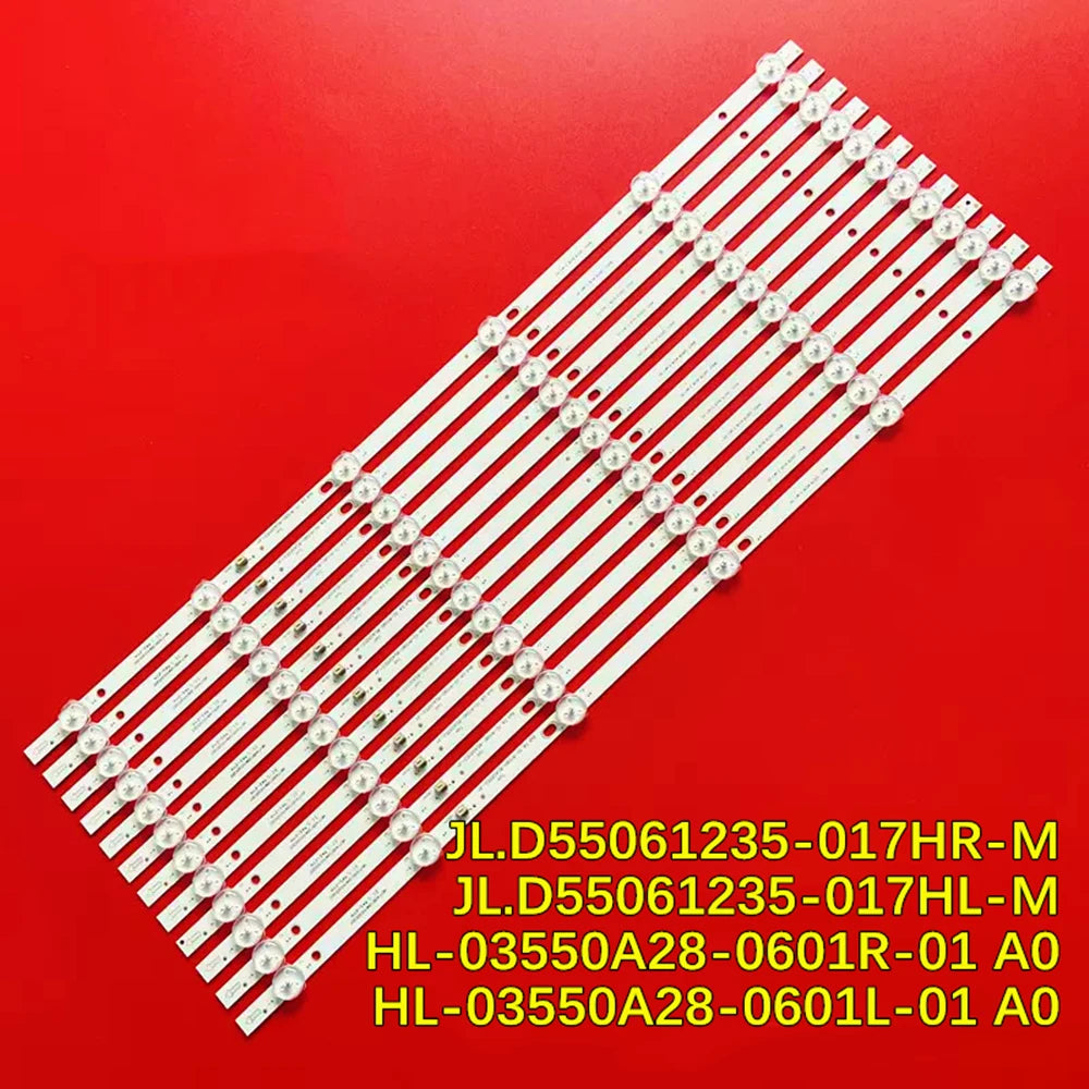LED Backlight Strip for AP-55P TL-55F1 TL-55K3 LE-8822A MK-8388 L5810 D55E168U JL.D55061235-017HL-M