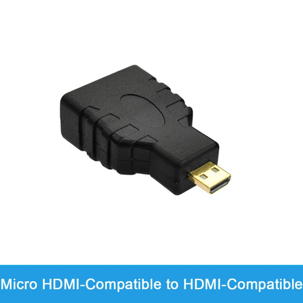 HDMI-Compatible Adapter 90 270 Degree Right Angle Male to Female Converter 4K HD Connector Mini / Micro HDMI-Compatible Extender