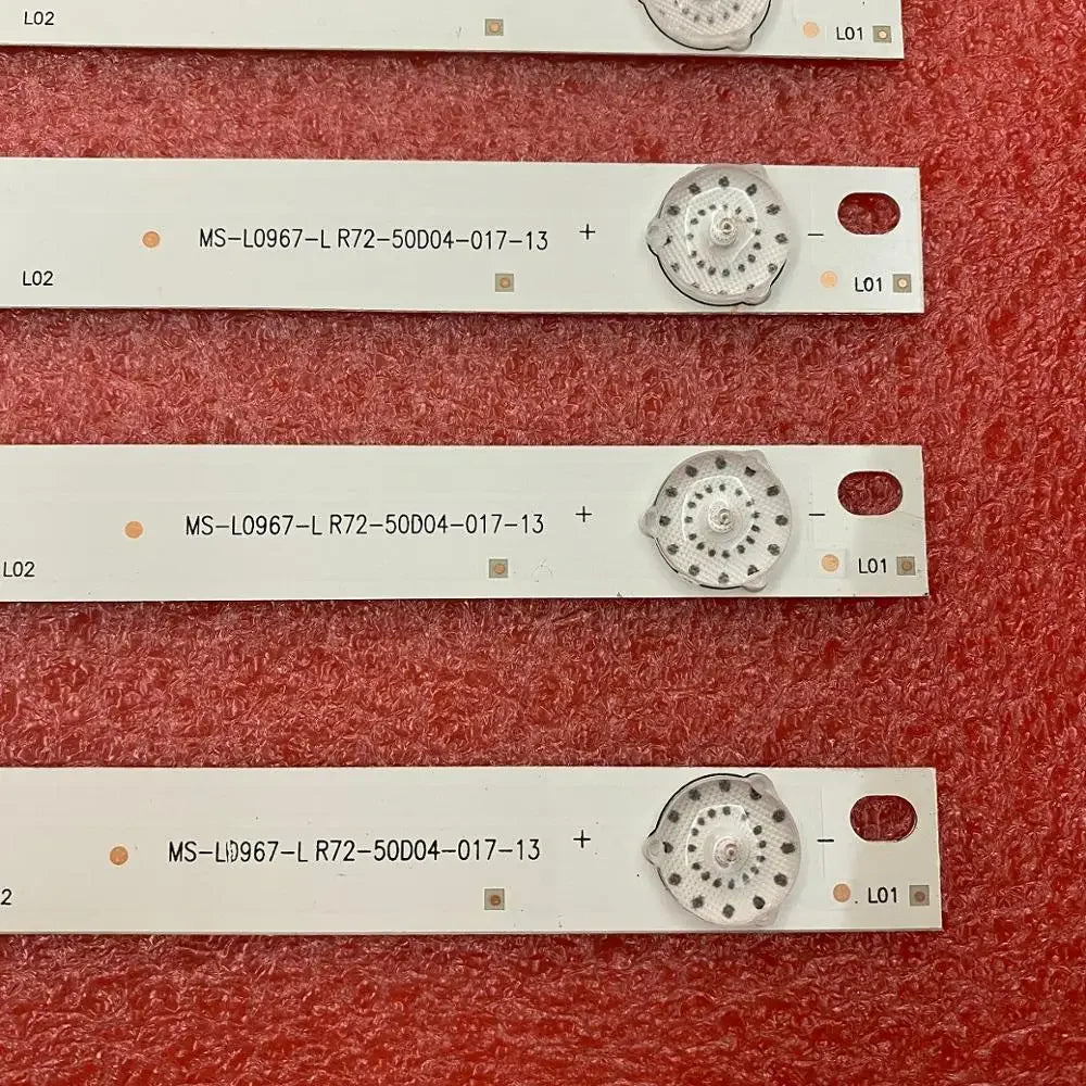 LED Backlight Strip for 8pcs LED Backlight Strip For Peerless 5020 AKAI 50' AKTV500 MS-L0967-L V2 V3 V4