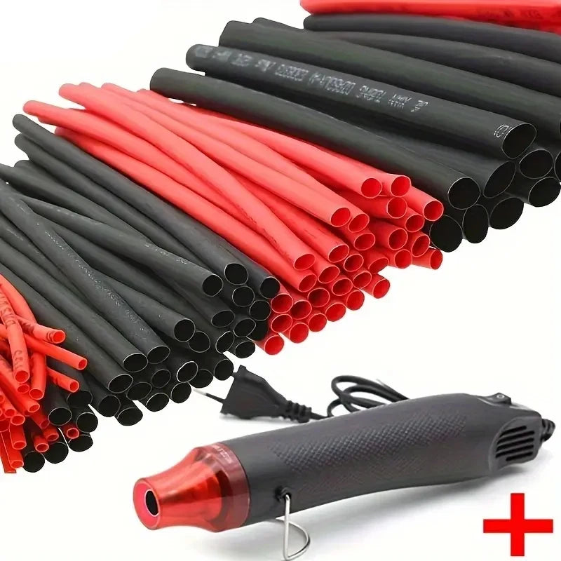 127PCS Heat Shrink Tubing Kit 2 1 Ratio Waterproof Wire Slee