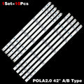 LED Backlight Strip for 10 pcs LED Backlight Strips for INNOTEK POLA2.0 42" TV T420HVN05.0 T420HVN05.2