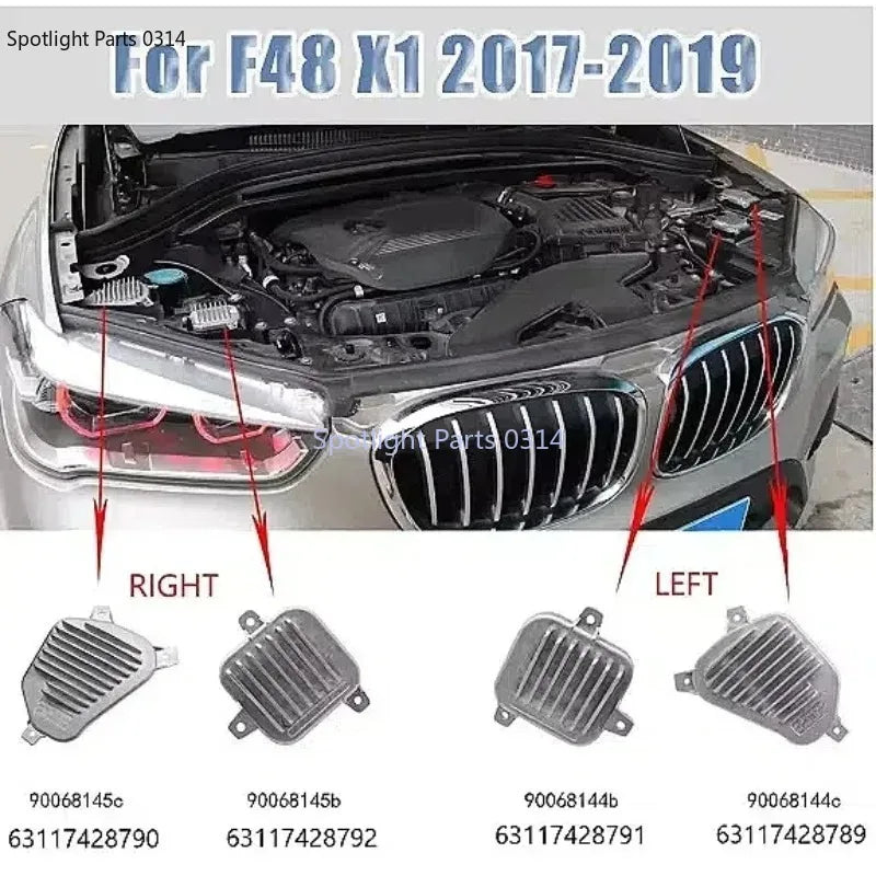 Angel Eye Module Daytime Running Lights For 2017-2019 BMW X1 F48 F49 63117428789 for BMW F48 F49 X1