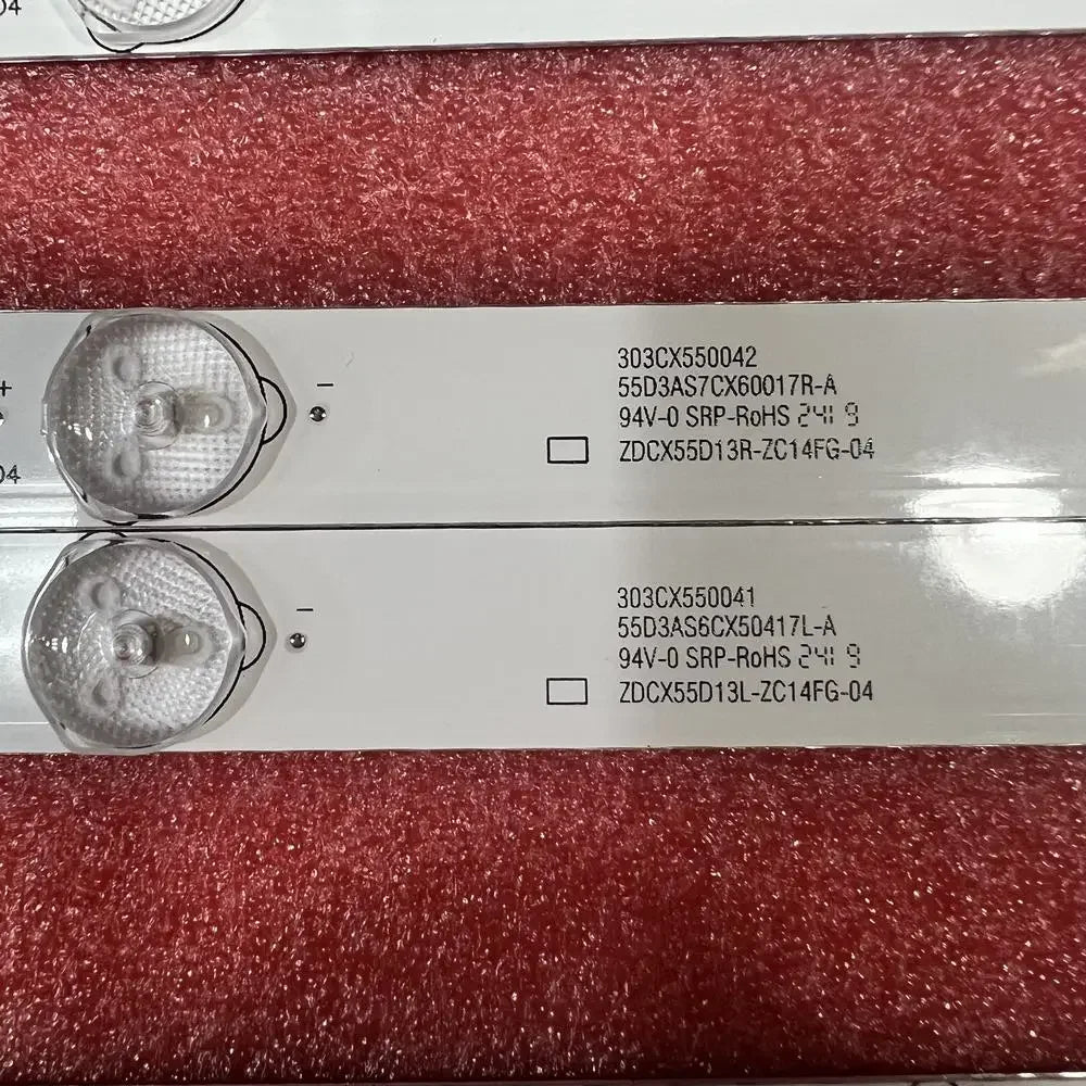 LED Strip 13LED For SHIVAKI STV-55LED15 Le5528/4K ZDCX55D13L-ZC14FG-04 ZDCX55D13R-ZC14FG-04 55d3as6cx50417l