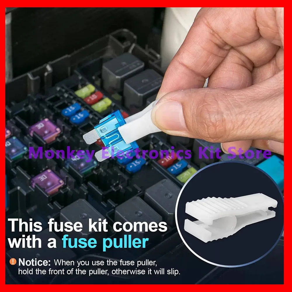 1 Set 180Pcs Car Fuses Assorted Kit 60 Mini Blade Car Fuse +