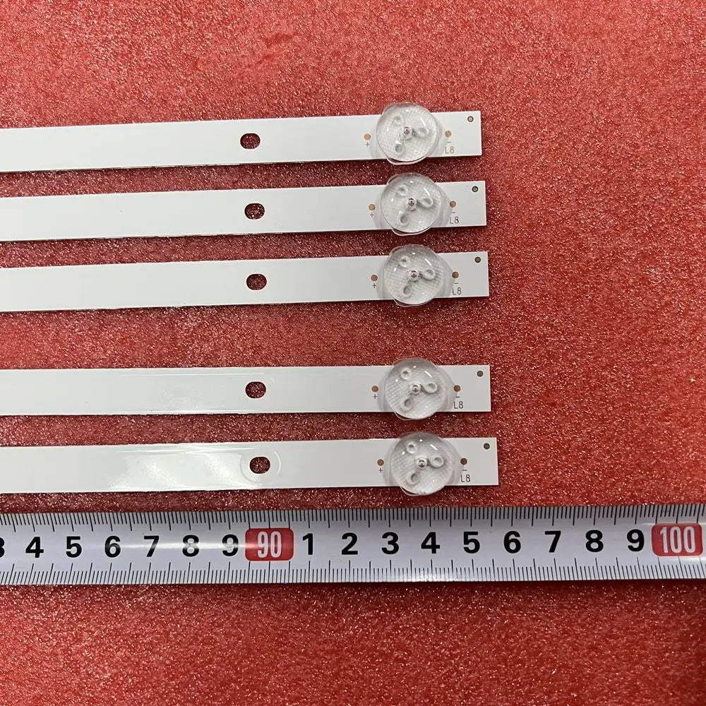 LED Backlight Strip for 5pcs/set LED Backlight Strip 8LED For RCA RSNMU5036-B Onn ONC50UB18C05 ONA50UB19E05