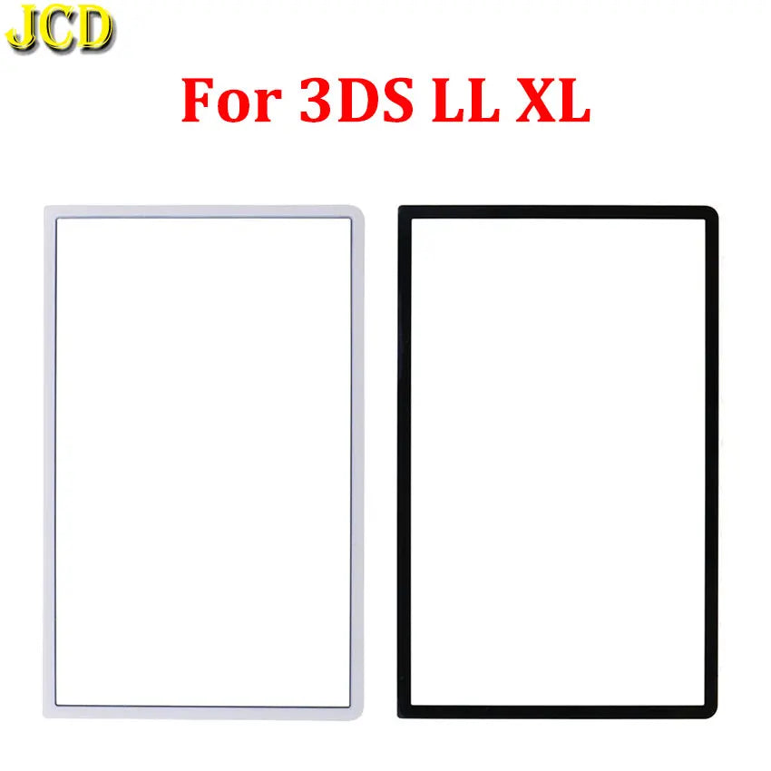 JCD Replacement For 3DSXL / 3DSLL Black White Front Screen F
