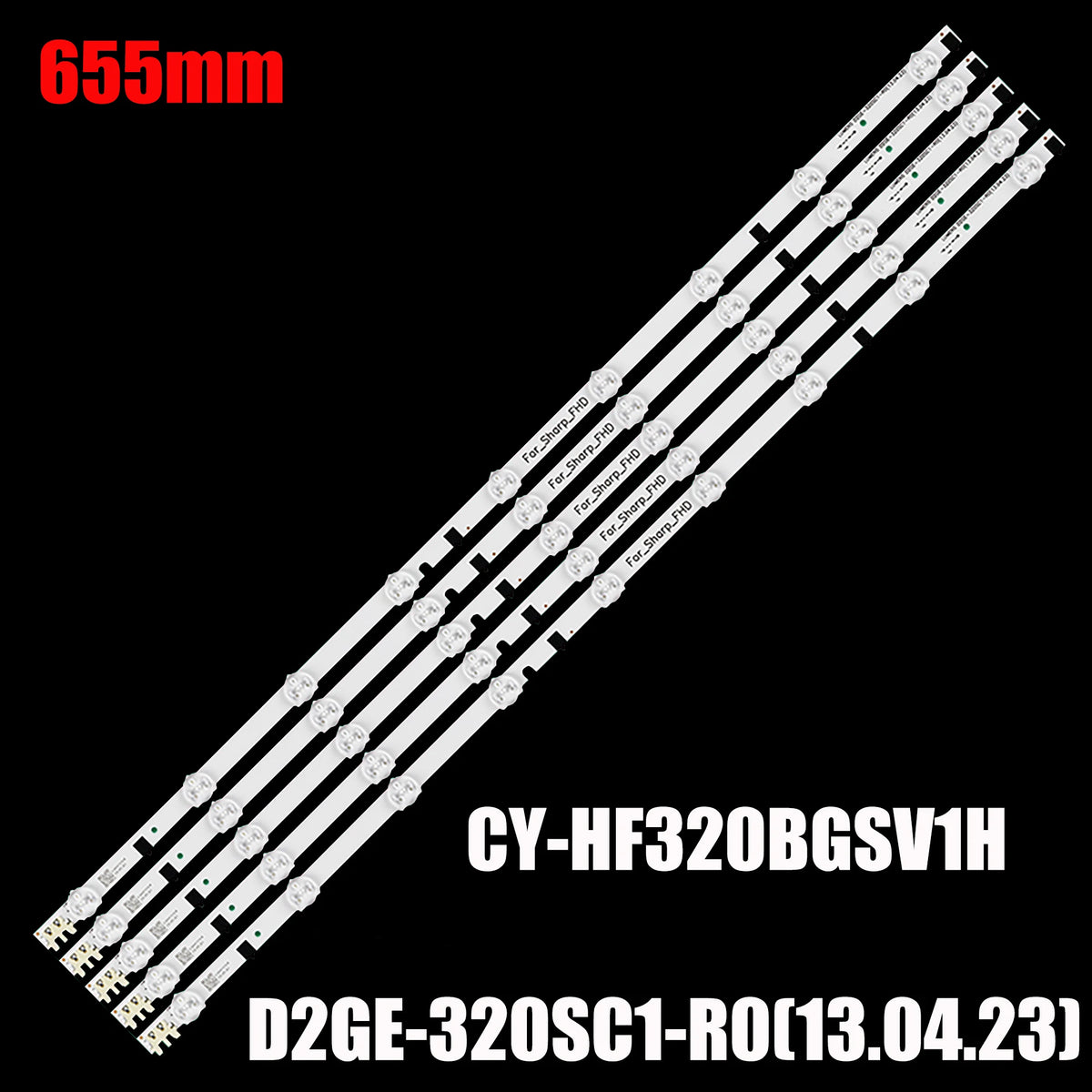 LED Strip For D2GE-320SC0-R0 D2GE-320SC1-R0 2013SVS32 UE32F6