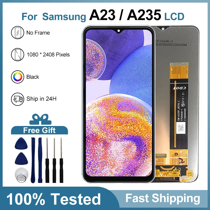 For Samsung Galaxy A23 LCD SM-A235F Display SM-A235M Touch S