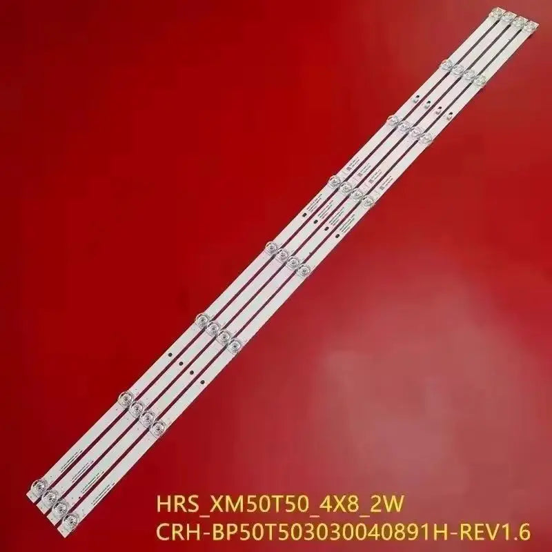 LED Backlight Strip for L50M5-5A L50M5-5S HRS_XM50T50_4X8_2W_MCPCB CRH-BP50T503030040891H-REV1.6