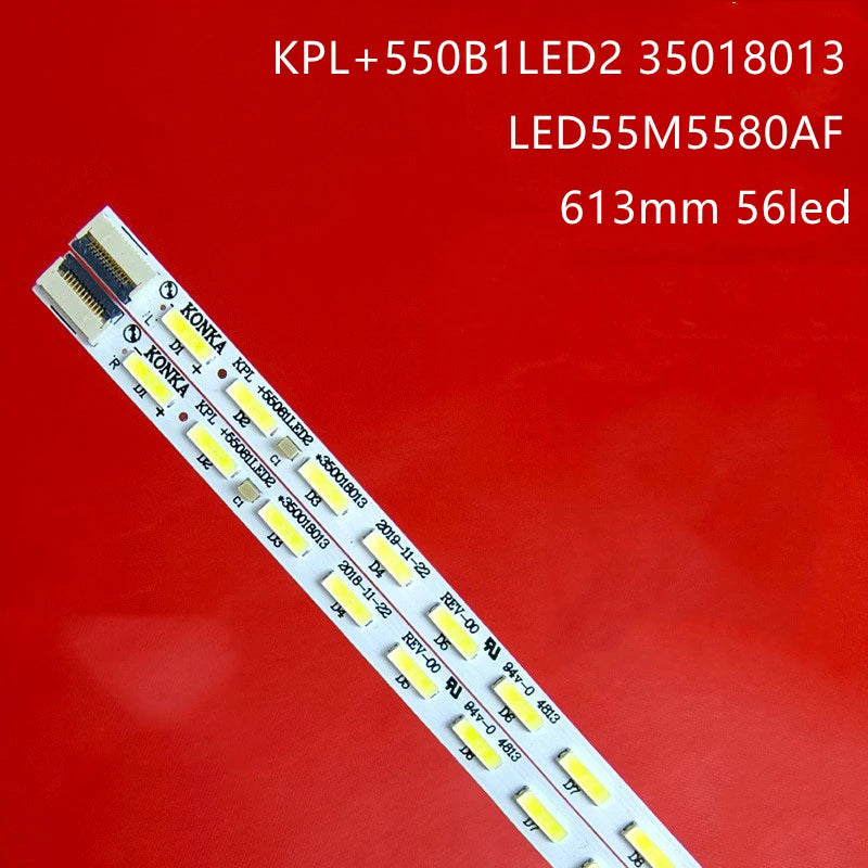 LED Backlight Strip for 2pcs x 55 inch KPL+550B1LED2 Backlight Strips for TV LED55M5580AF LED55F5570NF