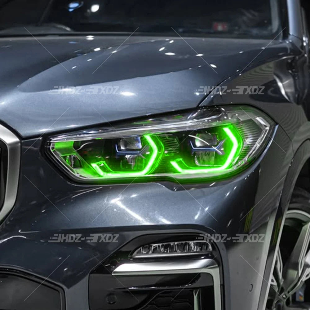 Angel Eye DRL LED Chips Lightsource For BMW G05 G06 X5 X6 F95 F96 2019-2022 Non-RGB Laser Headlight Daytime