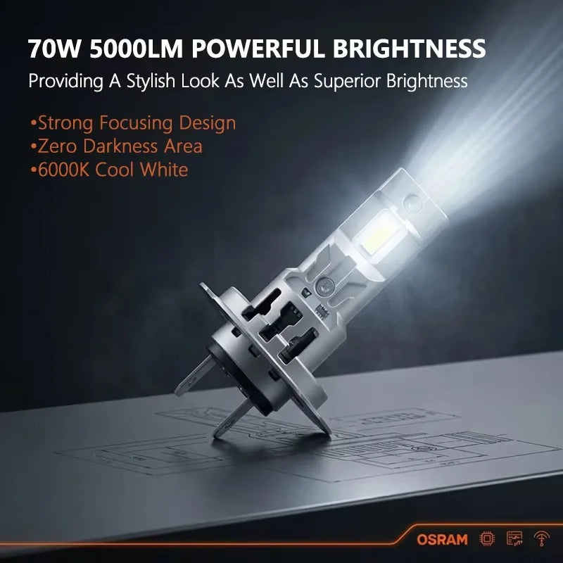OSRAM LED Essential H7 H18 Replacement Headlight Bulbs PX26d