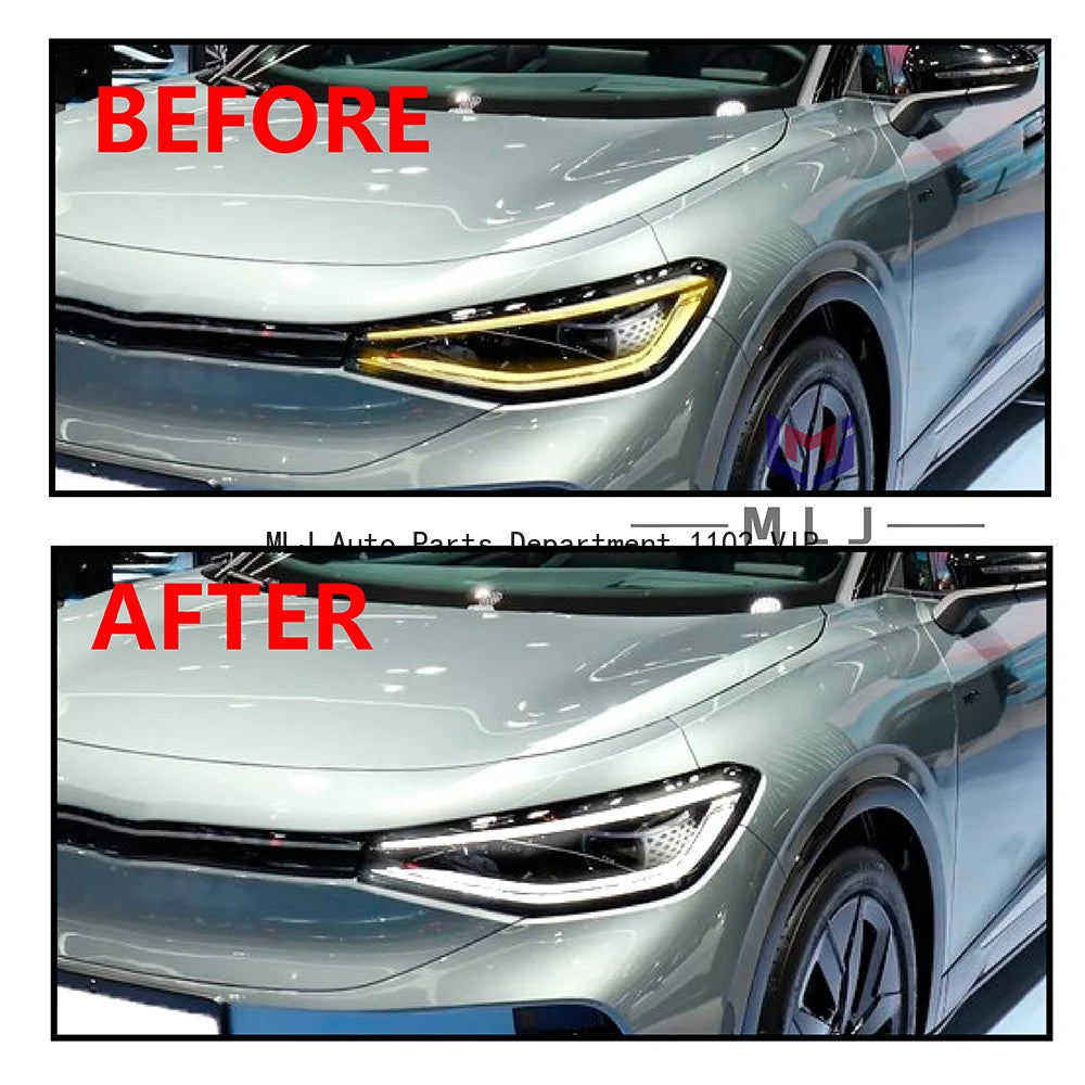 Angel Eye Chip Daytime Running Light Chip Angel Eye light guide strip Car Accessories for Volkswagen
