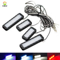 4Pcs Armrest Interior Door Handle Lighting Car Styling LED C