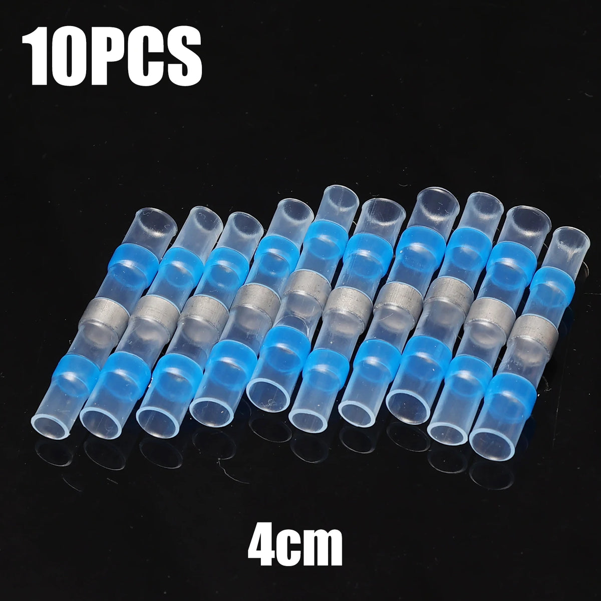 Electrical Wire Connectors Heat Shrink Waterproof Solder Seal Butt Terminals Splice Insulated Solderless Auto Cable Boat Repair