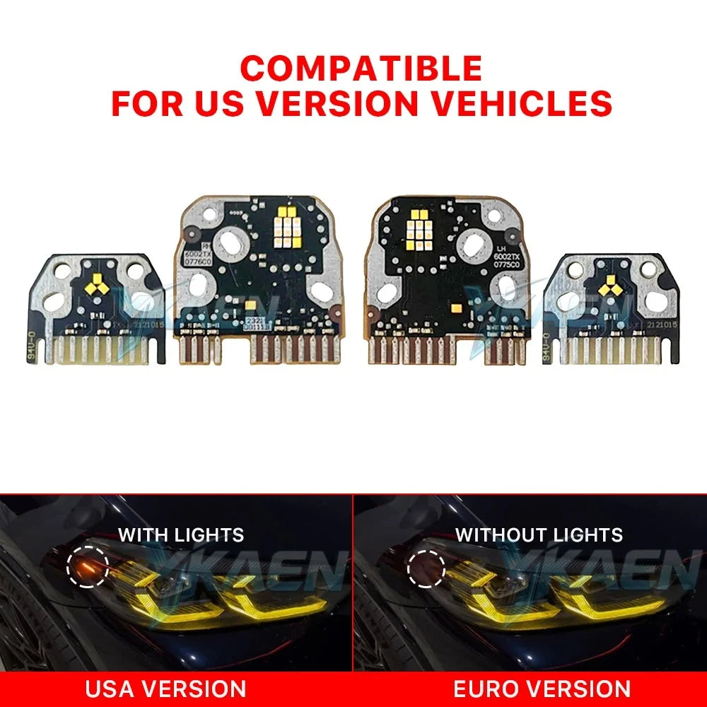 Angel Eye DRL LED Chips Boards For BMW X3 G01 X3M F97 X4 G02 X4M F98 LCI 2022-2024 Headlight Daytime Running