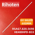 LED Backlight Strip for66lamps for Ble4815rtfx Hle4815rt LED48T1A LED48EC510N LED48L288 RSAG7.820.5698