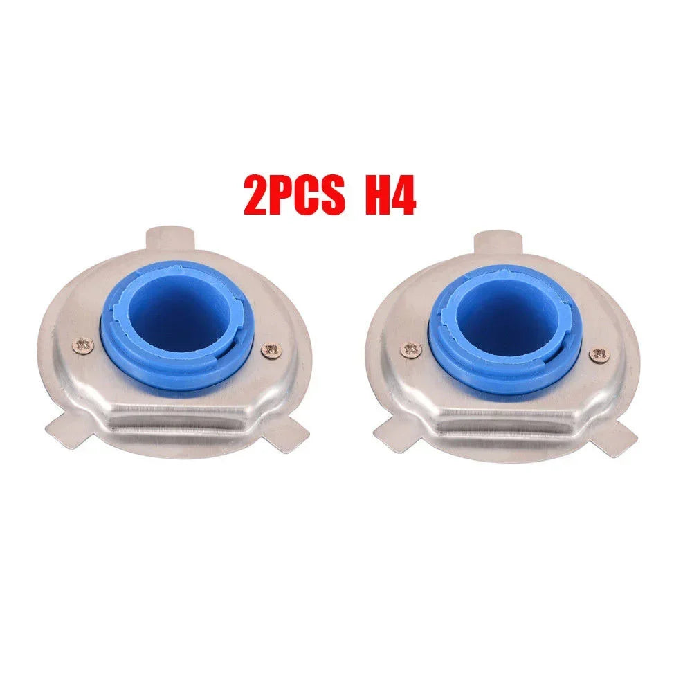 2pcs Car LED Halogen Headlight H4/HB2 Lamp Bulb Base Adapter