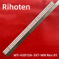 LED Backlight Strip forWY-43D15A-3X7-WN Rev:01 814mm*12mm*1.0T for 430DUY WY 43D15A 3X7 WN - Replacement TV