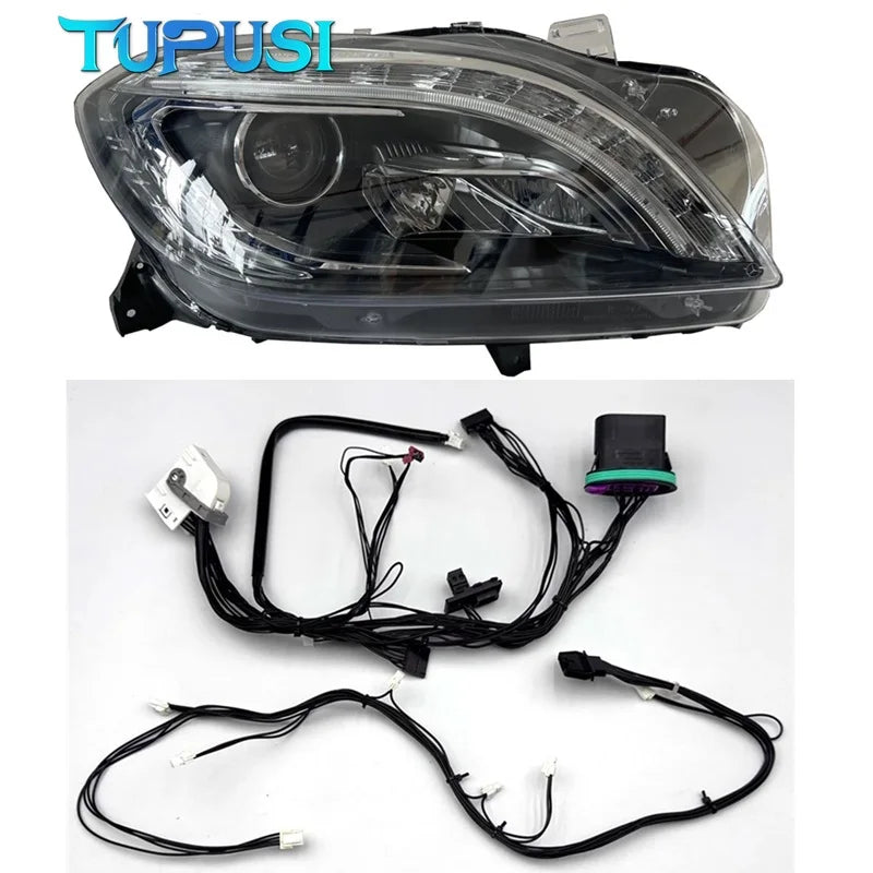 Headlight Wiring Harness Internal Plug Wire Route DRL wire with or Non Night Vision 2013-15 for