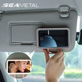 SEAMETAL Car Interior Mirrors Sun Visor Plate LED Makeup Mir