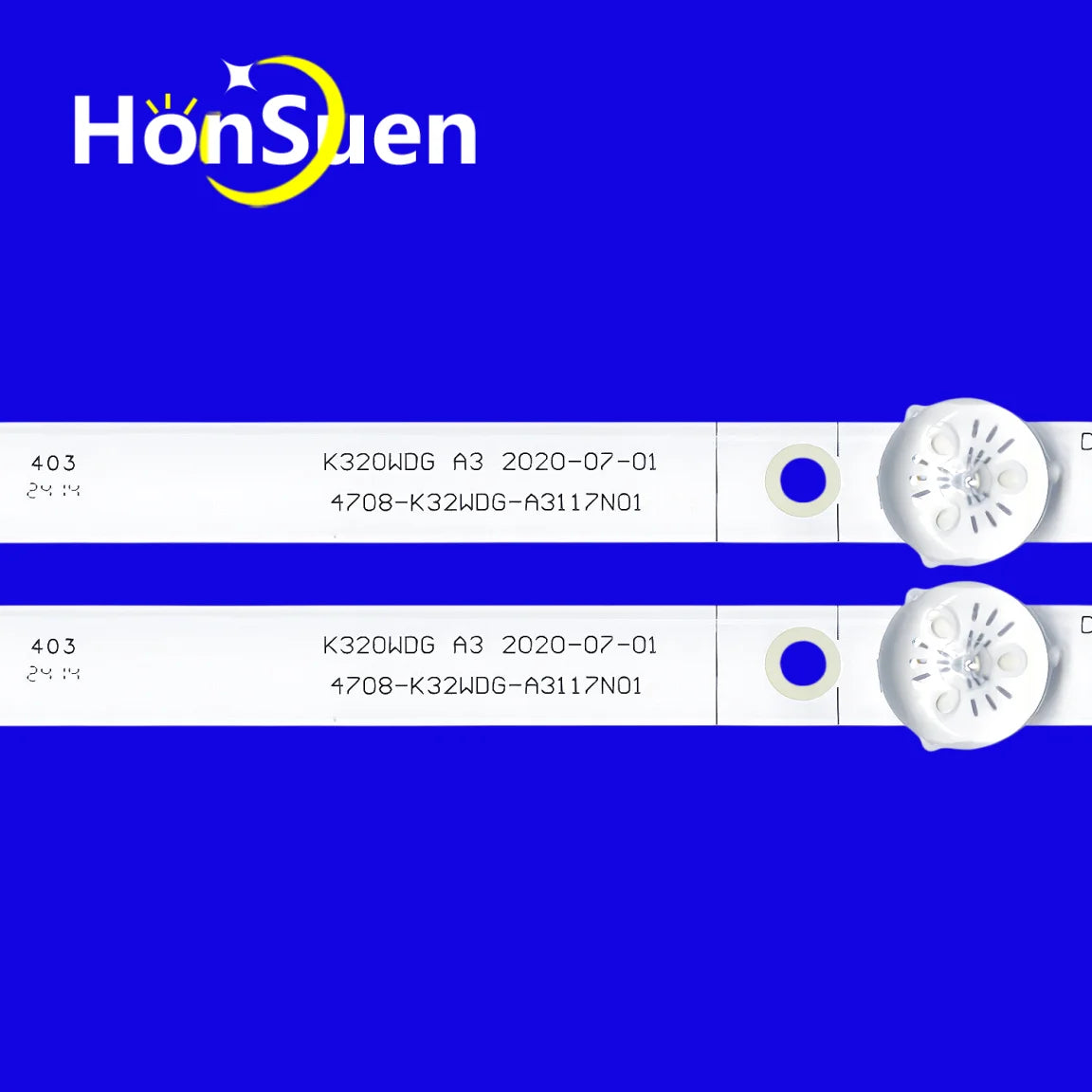 LED Backlight Strip for Backlight lamp bead 4708-K32WDG-A3117N01 K320WDG A3 5LED 568MM 3V 32inch LCD TV strip