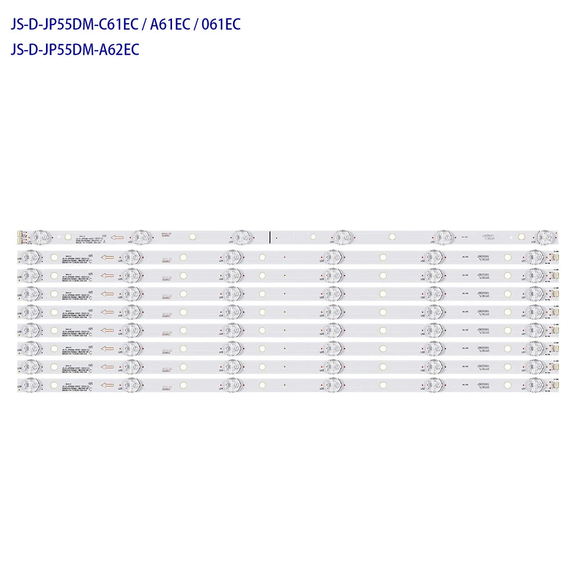 LED Backlight Strip for55DM1000 JS-D-JP55DM-A62EC C61EC 55DM1000/600MA-2BIN 55DM1000/300MA-ABIN/FHD