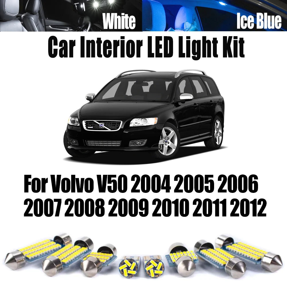 RGB - Footwell Light - for Volvo V50 2004-2007 - Car Interior Lighting