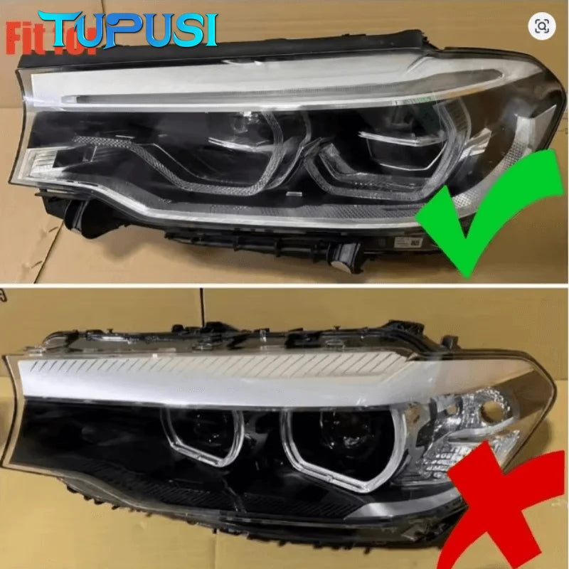 LED Headlight DRL 63117214940 White Daytime Running Light LED Chips For 2017-2020 BMW 5 Series G30 G31 F90 M5