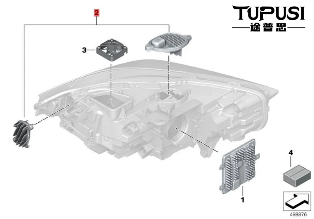 Angel Eyes for BMW 1 2 Series F40 F44 2019-2023 DRL Chip Light Color Modification Car Headlights Ballast Chip