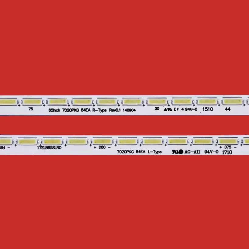 LED Backlight Strip for LT-65VU83A 65AO3SB 17ELB65SLR2 7020PKG 84EA L-TYPE R PH-65LEDFHD VES650UNEA-2D-S01