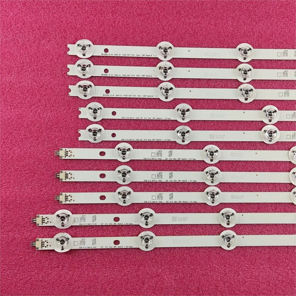 LED Backlight Strip for 10pcs LED Backlight strip for 42LB670V 42LB720V 42LB730V 42LB680V 42LB690V 42LB671V