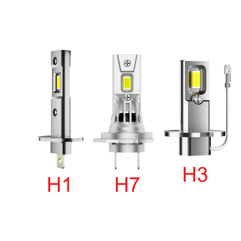 2Pcs 30000LM LED Headlights 6000K 100W 16PCS 7585 CSP 500% B