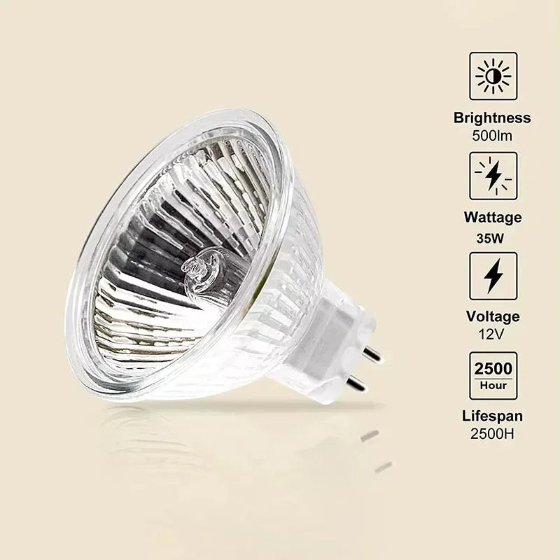 MR16 12V 35W Watt Base Light Bulb Lamp Halogen Projector Soc