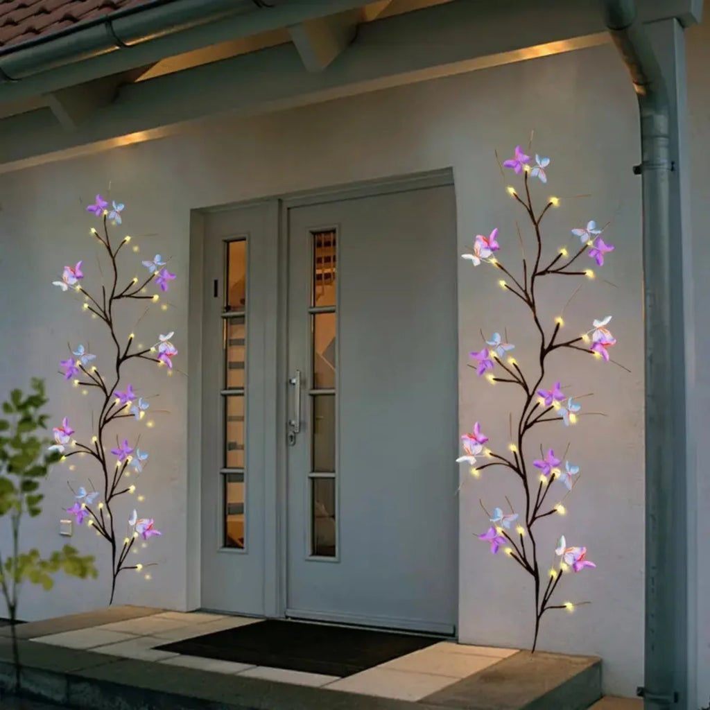 1pc 30LED Enchanted Willow Vine Light With Butterfly USB Pow