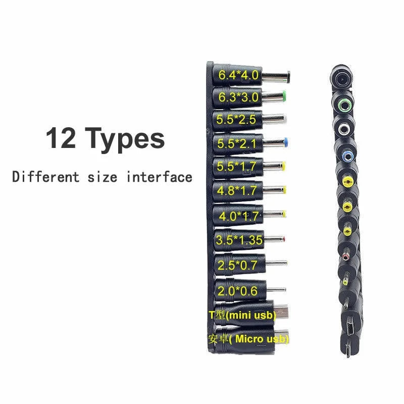12 in 1 USB 5V to DC Power Cable Universal USB to DC Jack Ch