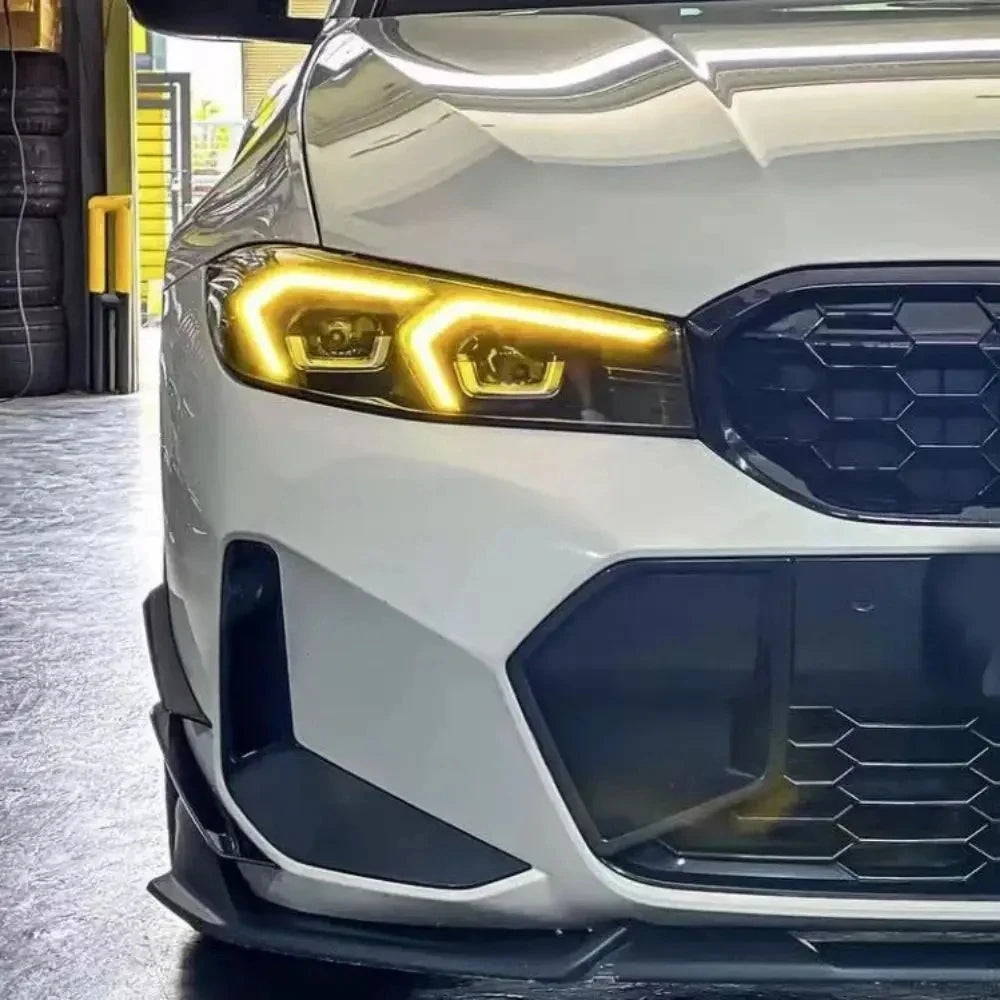 DRL Lemon Yellow LED Panel Superbright Laser Daytime Running Lights Yellow Headlight DRL Module for BMW G28