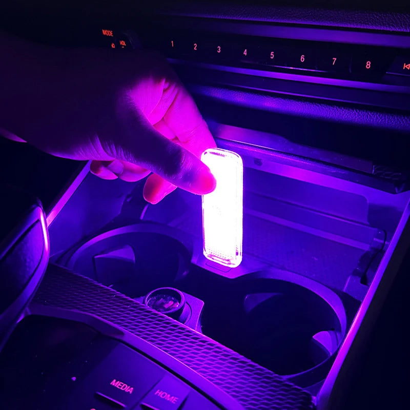 Mini Touching LED Atmosphere Light RGB Universal Car Interio